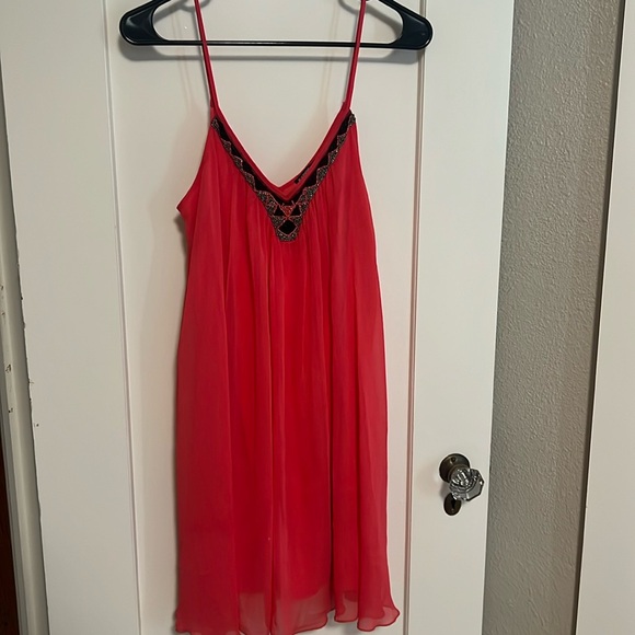 Fuscia spaghetti strap dress - Picture 1 of 3